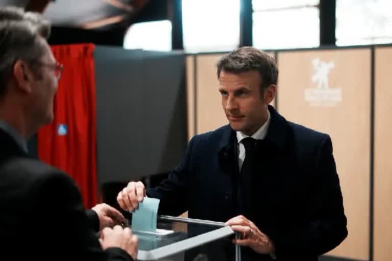 First round of voting for the French presidential election