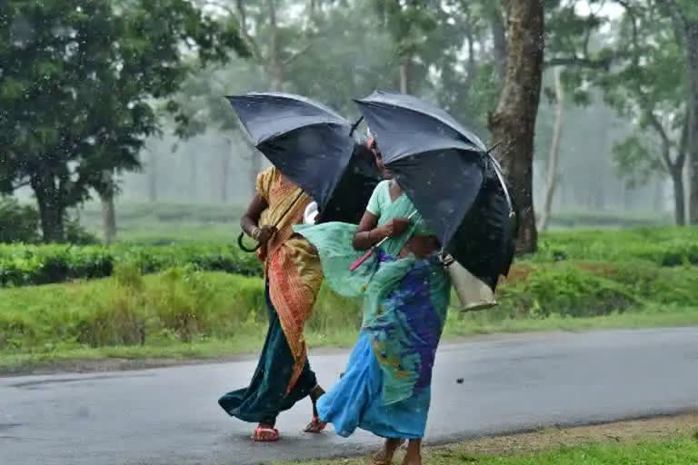 बारिश और वज्रपात का अलर्ट जारी