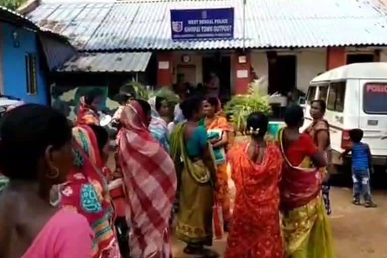 Women Protest At Hijli