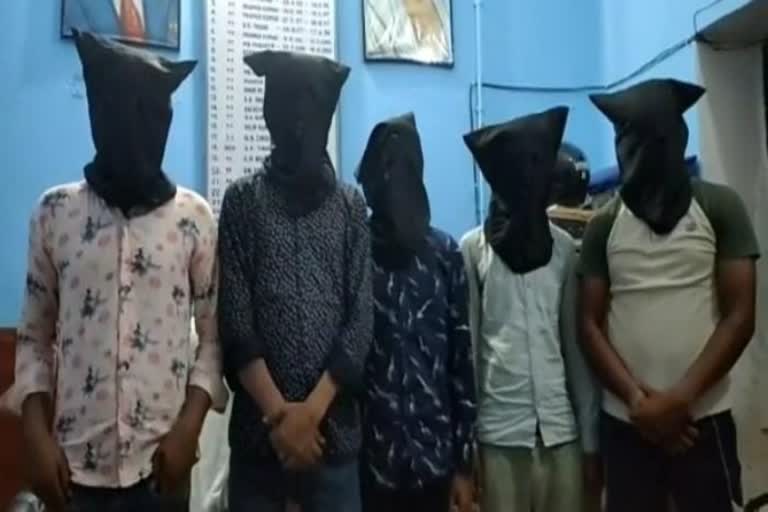 दानापुर में पानी प्लांट में फायरिंग करने के मामले में पांच अपराधी गिरफ्तार