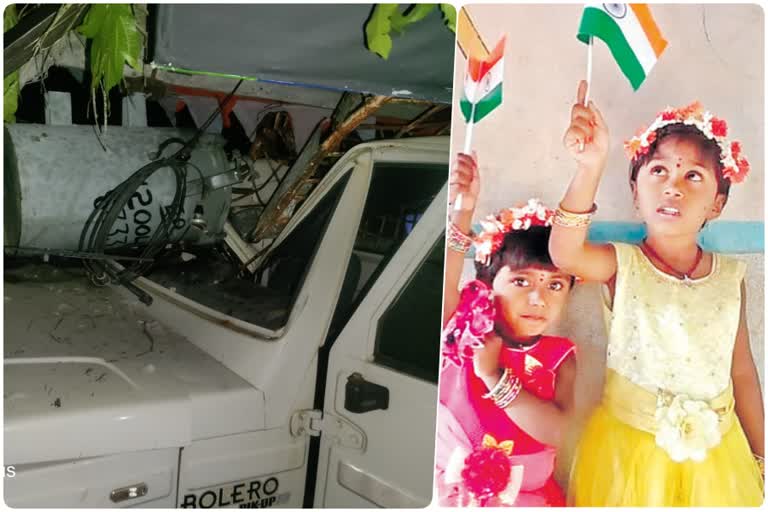 Kids Were Killed in Telangana, A Bolero Crashed into the temple in Khammam, Khammam crime news, Khammam accident news, Telangana crime news, ತೆಲಂಗಾಣದಲ್ಲಿ ಮಕ್ಕಳು ಸಾವು, ಖಮ್ಮಂನಲ್ಲಿ ದೇವಸ್ಥಾನಕ್ಕೆ ನುಗ್ಗಿದ ಬೊಲೆರೋ ಕಾರು, ಖಮ್ಮಂ ಅಪರಾಧ ಸುದ್ದಿ, ತಲಂಗಾಣ ಅಪರಾಧಿ