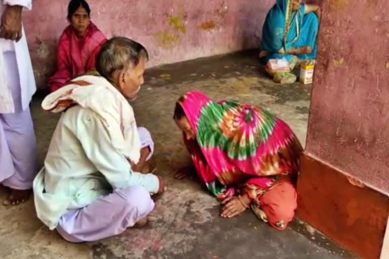 ghosts fair in Harsu Brahm Dham temple in Kaimur