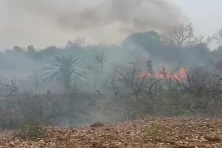 Massive fire near Ramanujganj Ram temple