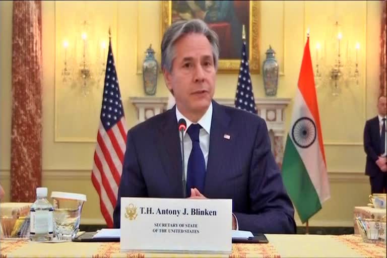 At 2+2 India-US meet, Blinken urges countries to refrain from major weapons deals with Russia