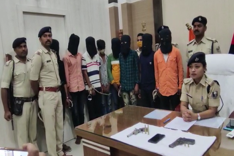 Eight robbers arrested in Saharsa