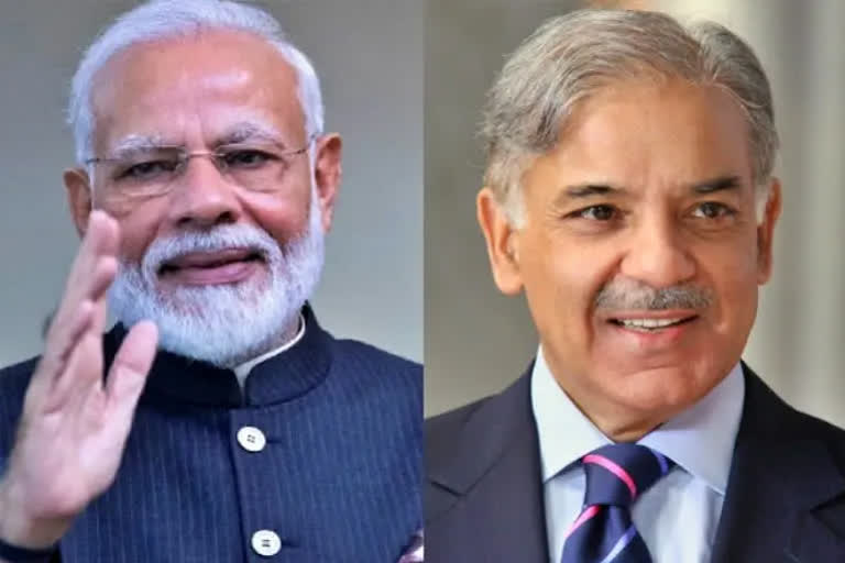 Pakistan's newly-appointed Prime Minister Shehbaz Sharif on Tuesday thanked his Indian counterpart Narendra Modi for felicitating him and said his country desires "peaceful and cooperative" ties with India