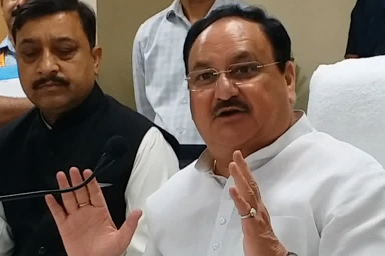 JP Nadda on Bilaspur tour.