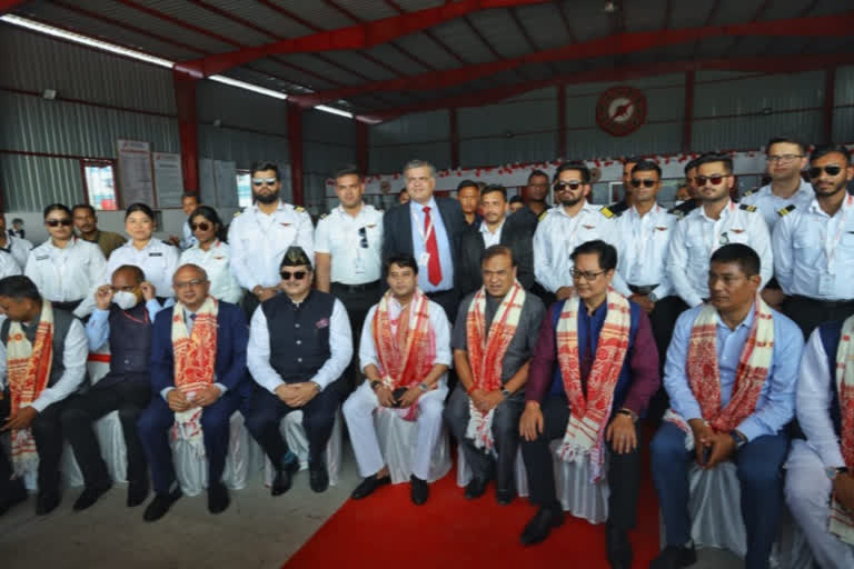 The first flight training academy in the Northeast was inaugurated at Lilabari airport in Assam's Lakhimpur district on Tuesday