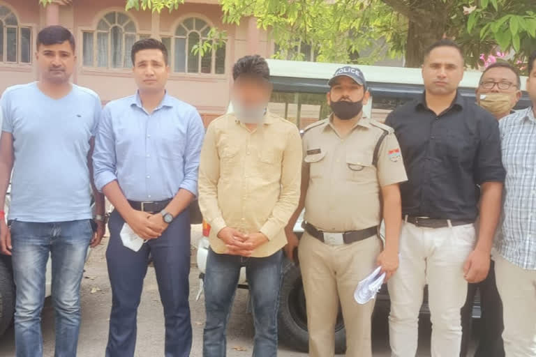 Police arrested absconding accused