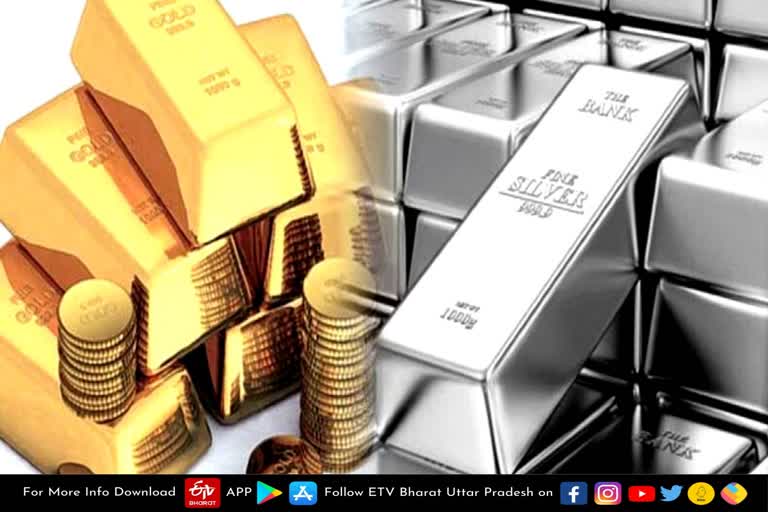 Gold Silver Price  Gold Silver Price  Gold Silver Price Today  Gold-Silver Price Today  Lucknow latest news  etv bharat up news