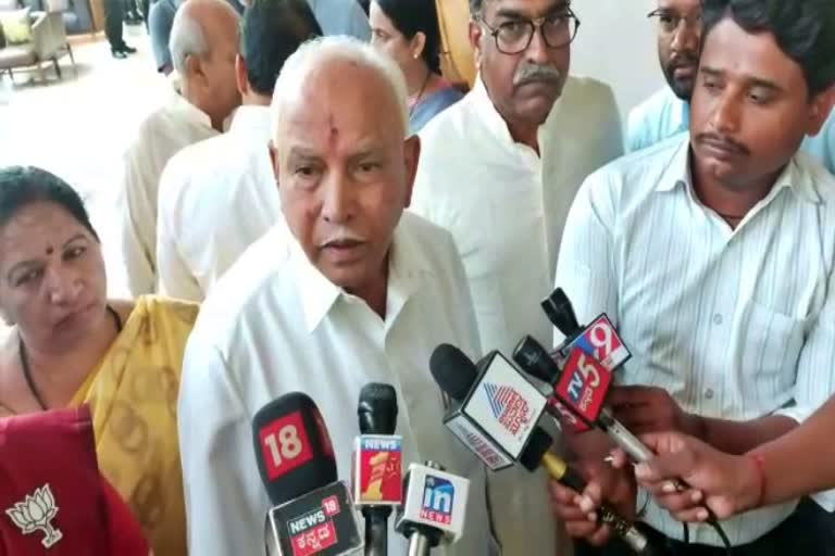 Former CM BS Yediyurappa