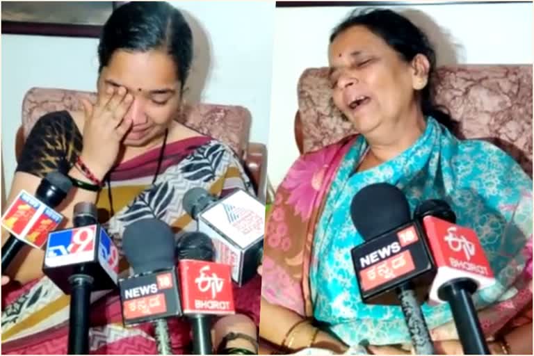 my husband death is not suicide says Santosh wife, my husband death is murder says Jayashree, contractor santosh suicide case, contractor santosh suicide case update, Minister Eshwarappa resign issue, ನನ್ನ ಪತಿ ಸಾವು ಆತ್ಮಹತ್ಯೆ ಅಲ್ಲ ಎಂದ ಸಂತೋಷ್ ಪತ್ನಿ, ನನ್ನ ಪತಿ ಸಾವು ಕೊಲೆ ಎಂದ ಜಯಶ್ರೀ, ಗುತ್ತಿಗೆದಾರ ಸಂತೋಷ್ ಆತ್ಮಹತ್ಯೆ ಪ್ರಕರಣ, ಗುತ್ತಿಗೆದಾರ ಸಂತೋಷ್ ಆತ್ಮಹತ್ಯೆ ಪ್ರಕರಣ ಸುದ್ದಿ, ಸಚಿವ ಈಶ್ವರಪ್ಪ ರಾಜೀನಾಮೆ ವಿಚಾರ,