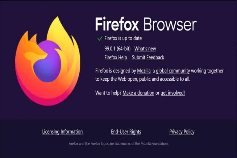 Firefox 99.0.1 released  Mozilla  Firefox 99 bugs  ഫയര്‍ഫോക്‌സ് 99.0.1 പുറത്തിറക്കി  മൊസില്ല  ഫയര്‍ഫോക്‌സിലെ ബഗ്ഗുകള്‍