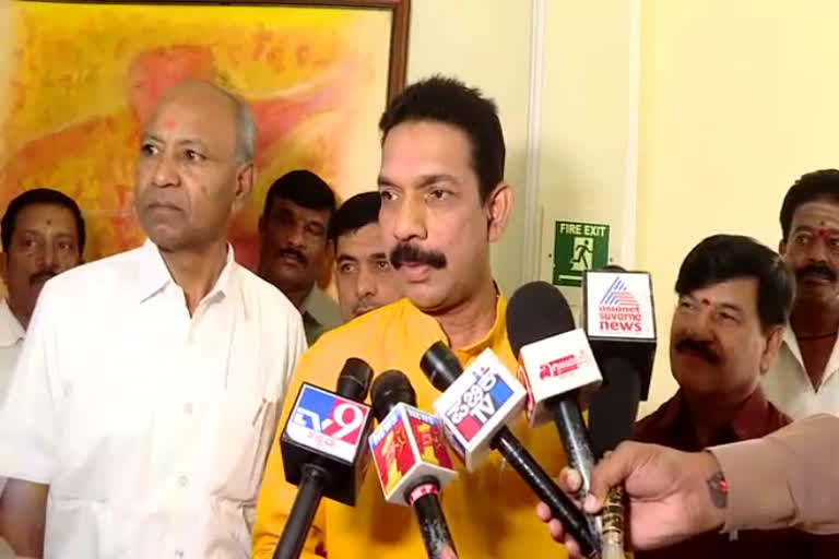 Nalin Kumar Kateel statement on K. S. Eshwarappa resignation