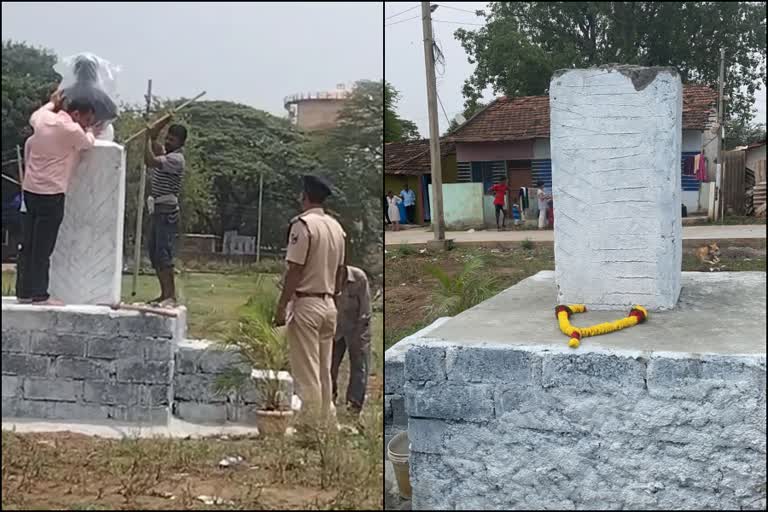 ಹುಬ್ಬಳ್ಳಿಯಲ್ಲಿ ಅಂಬೇಡ್ಕರ್ ಜಯಂತಿಯಂದೇ ಪುತ್ಥಳಿ ಸ್ಥಳಾಂತರ ಮಾಡಿದ ಜನ