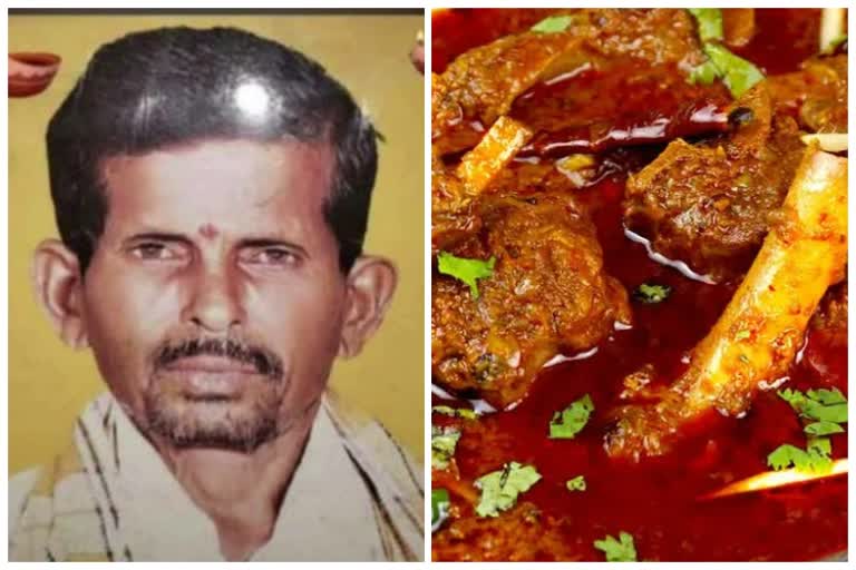 man died by stuck a meat bone in his throat