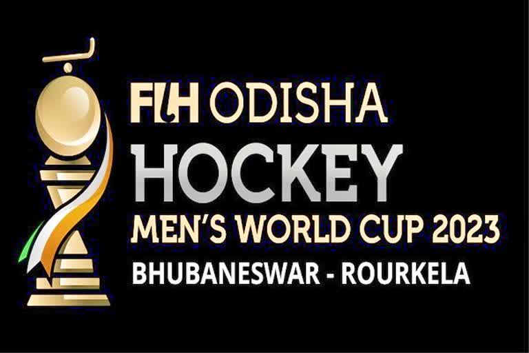 Odisha CM Naveen Patnaik  FIH Odisha Hockey Men's World Cup 2023  Hockey WC Bhubaneswar and Rourkela  Official logo of FIH Odisha Hockey Men's World Cup 2023  Hockey Men's World Cup 2023  Sports News  पुरूष हॉकी विश्व कप 2023  पुरुष हॉकी विश्व कप लोगो  मुख्यमंत्री नवीन पटनायक