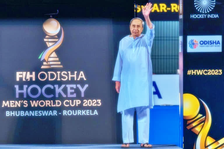 Odisha Chief Minister Naveen Patnaik on Thursday unveiled logo of 2023 FIH Men's Hockey World Cup, to be held in the twin cities of Bhubaneswar and Rourkela.