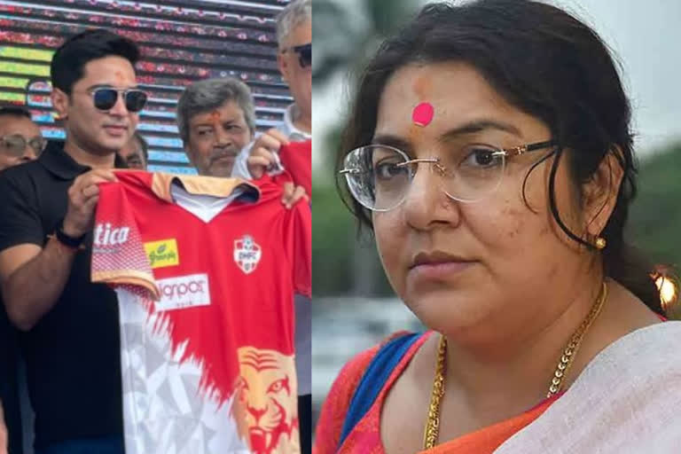 bjp locket chatterjee slams tmcs abhishek banerjee