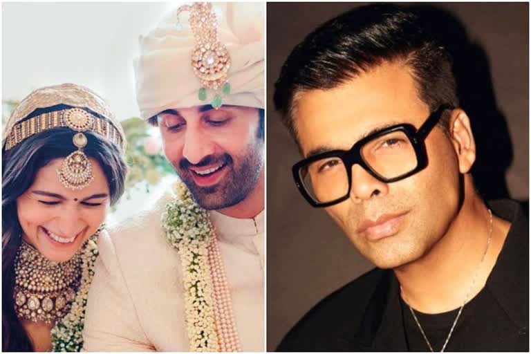 KaranJohar calls Ranbir Kapoor 'son-in-law' as he marries Alia Bhatt