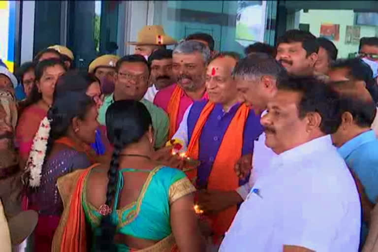 Arun Singh arrives in Hubli for tomorrow BJP functionary meeting