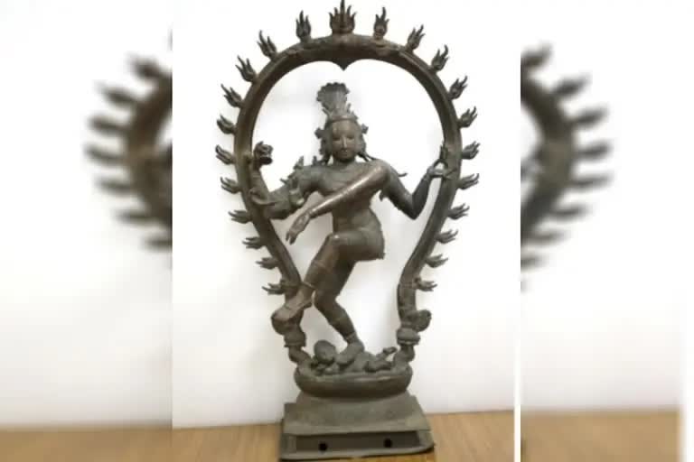 natarajar-statue-worth-rs-30-lakh-was-recovered-by-police 30 லட்ச ரூபாய்க்கு விற்க முயன்ற நடராஜர் சிலை மீட்பு மூவர் கைது தஞ்சாவூரில் பழமையான நடராஜர் சிலையை விற்க முயன்ற மூவர் கைது