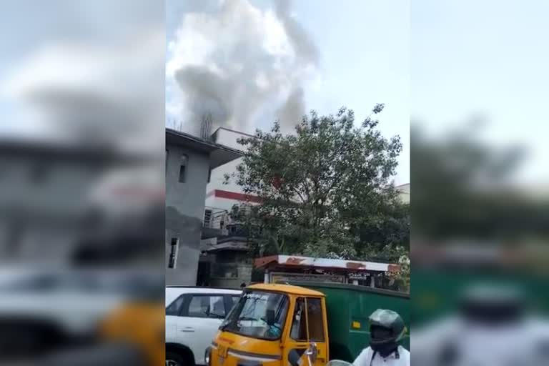 Fire on BBMP Yalahanka Chief Engineer office