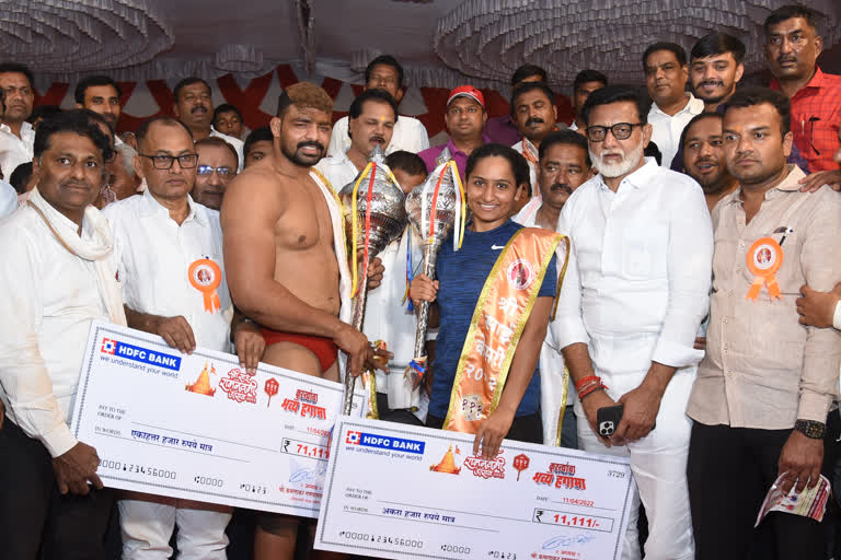 Wrestling competition of Shri Sai Kesari