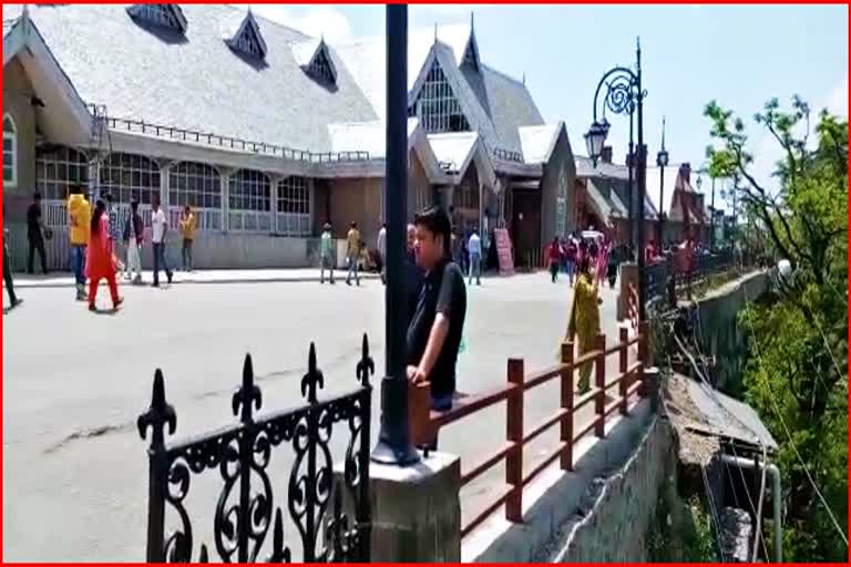 Shimla Ridge Maidan work started