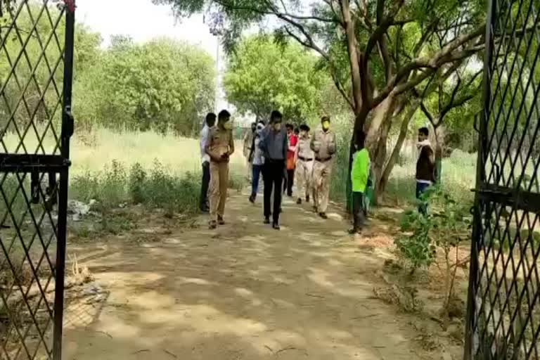 dead body of girl buried in faridabad