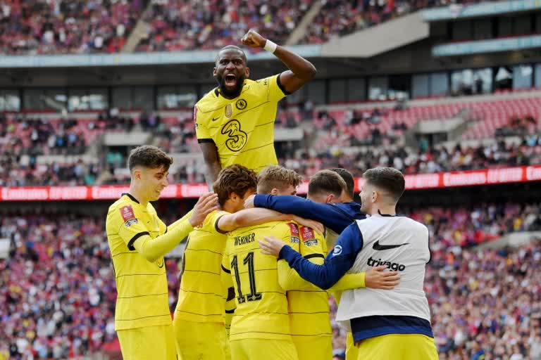 എഫ്‌ എ കപ്പ്  fa cup  chelsea vs crystal palace  chelsea entered to fa cup final  ലോഫ്റ്റസ് ചീക്കും മേസണ്‍ മൗണ്ടുമാണ് ബ്ലൂസിനായി ഗോൾ നേടിയത്.  എഫ്‌ എ കപ്പ്: ക്രിസ്റ്റല്‍ പാലസിനെ തകർത്ത് ചെല്‍സി ഫൈനലിൽ  chelsea-defeated-crystal-palace-entered-fa-cup-final  ചെല്‍സി ഫൈനലിൽ