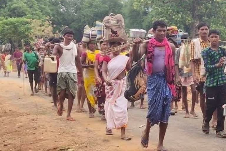 Rehabilitation process of displaced people of Bastar