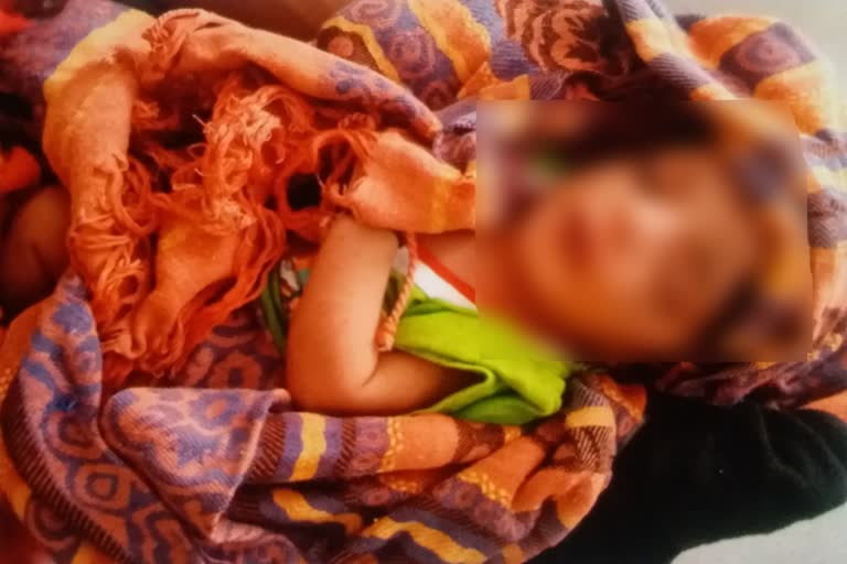 Newborn girl child found in unclaimed