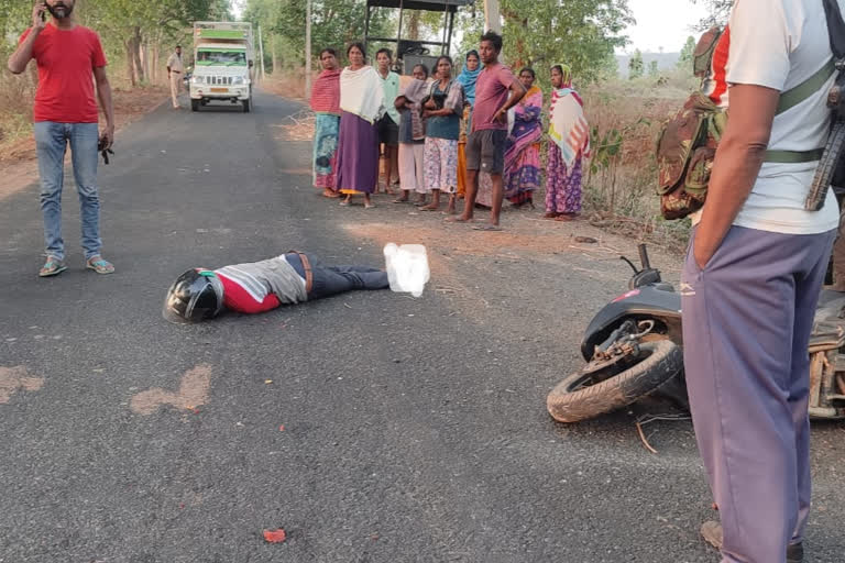 one person died due to road accident in latehar