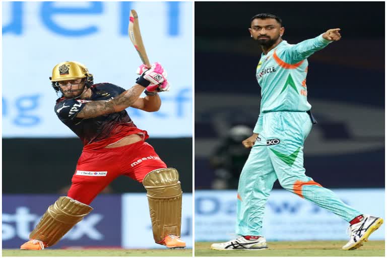 RCB vs LSG match report, Faf du Plessis innings, IPL 2022 match result, IPL match result, Bangalore vs Lucknow