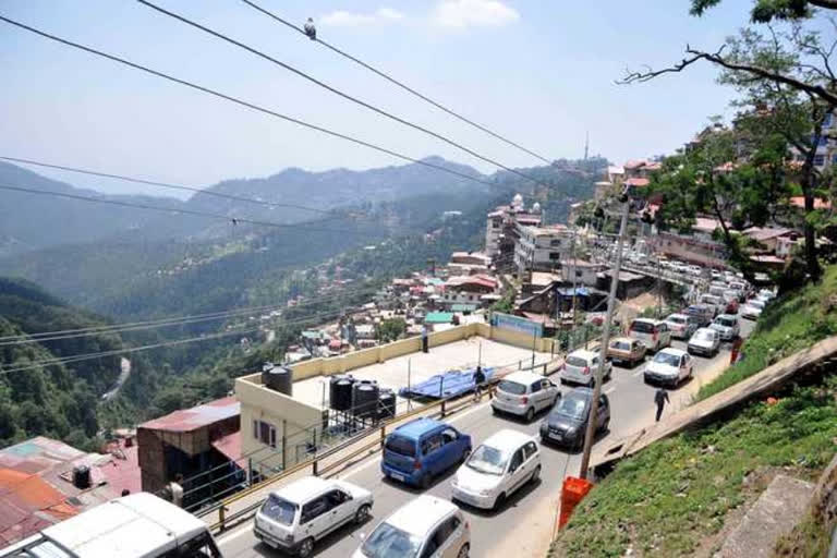 The burden of vehicles on the roads of Himachal.