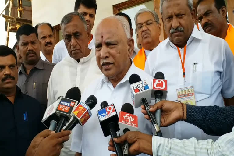 Former cm bsy on election and dingaleshwar shri