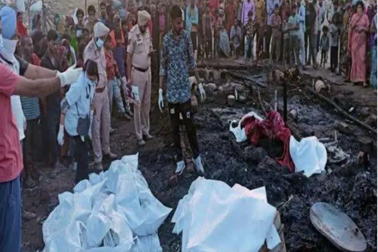 लुधियाना में एक ही परिवार के 7 लोग जिंदा जले, सभी समस्तीपुर के थे