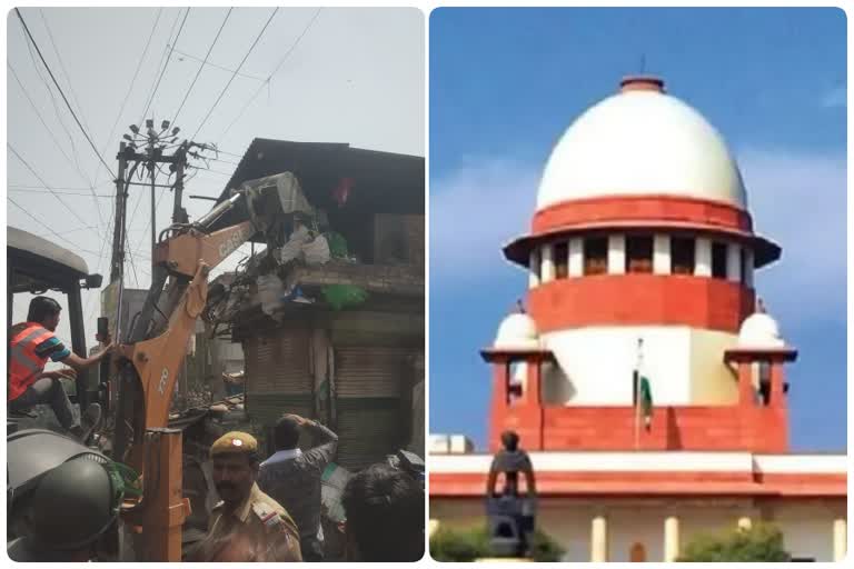Violation of order of Supreme Court during anti-encroachment campaign in Jahangirpuri