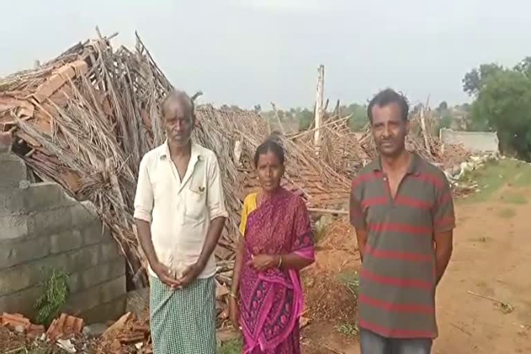 Poultry farm destroyed due to heavy rain in Mysore