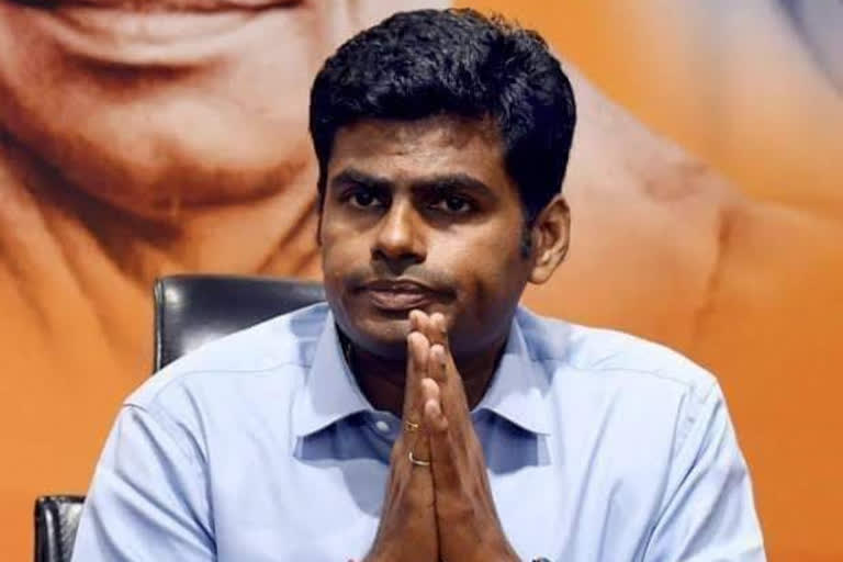 BJP Tamil Nadu president Annamalai warns party leaders and workers  BJP TN president Annamalai warns party leaders and workers  Amid palakkad murders Annamalai warns BJP workers  പാലക്കാട്ടേ കൊലപാതകങ്ങൾ  പാലക്കാട് ഇരട്ടക്കൊലപാതകങ്ങൾ  ജാഗ്രത വേണമെന്ന് പാർട്ടി അംഗങ്ങളോട് ബിജെപി അധ്യക്ഷൻ അണ്ണാമലൈ  ബിജെപി തമിഴ്‌നാട് അധ്യക്ഷൻ അണ്ണാമലൈ ജാഗ്രത മുന്നറിയിപ്പ്  palakkad twin murder  പാലക്കാട് ബിജെപി പോപ്പുലർ ഫ്രണ്ട് കൊലപാതകങ്ങൾ  palakkad bjp popular front murders