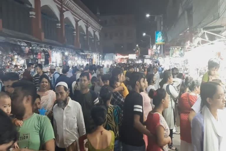 rush in eid market during ramzan in west bengal