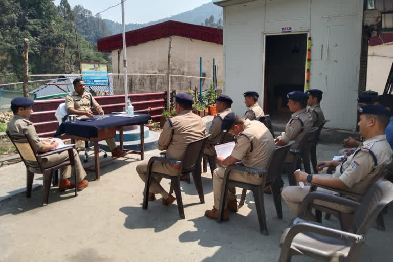 Rudraprayag SP held meeting