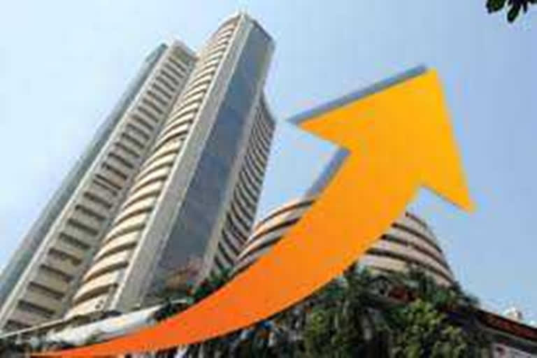 Sensex rises 574 points, Nifty ends above 17,100