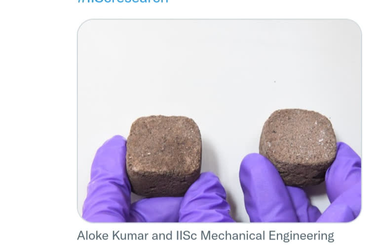 IISC and ISRO researchers made space bricks