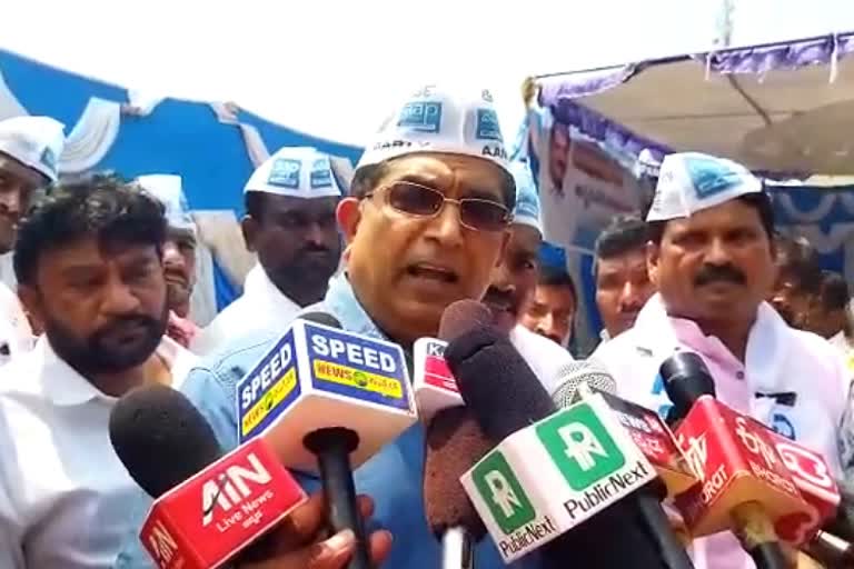 Bhaskara Rao talked to press