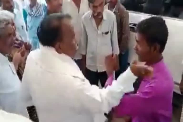 karnataka congress mla spals villager