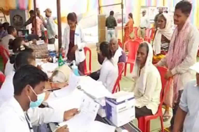 Health camp organized in Mahasamund