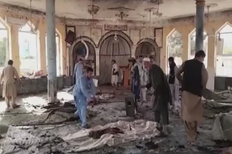 blast at a mosque in Mazar-e-Sharif of Afghanistan