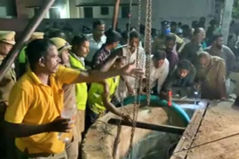 workers fell into a sewage Tank in Madurai, workers Died due to poison gas in TamilNadu, Madurai septic tank news, ಮಧುರೈನಲ್ಲಿ ಒಳಚರಂಡಿ ತೊಟ್ಟಿಗೆ ಬಿದ್ದ ಕಾರ್ಮಿಕರು, ತಮಿಳುನಾಡಿನಲ್ಲಿ ವಿಷಾನಿಲದಿಂದ ಕಾರ್ಮಿಕರು ಸಾವು, ಮಧುರೈ ಸೆಪ್ಟಿಕ್ ಟ್ಯಾಂಕ್ ಸುದ್ದಿ,